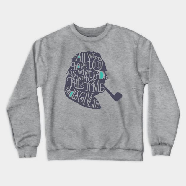 Literary Marvels-JRR Tolkien Crewneck Sweatshirt by galetea